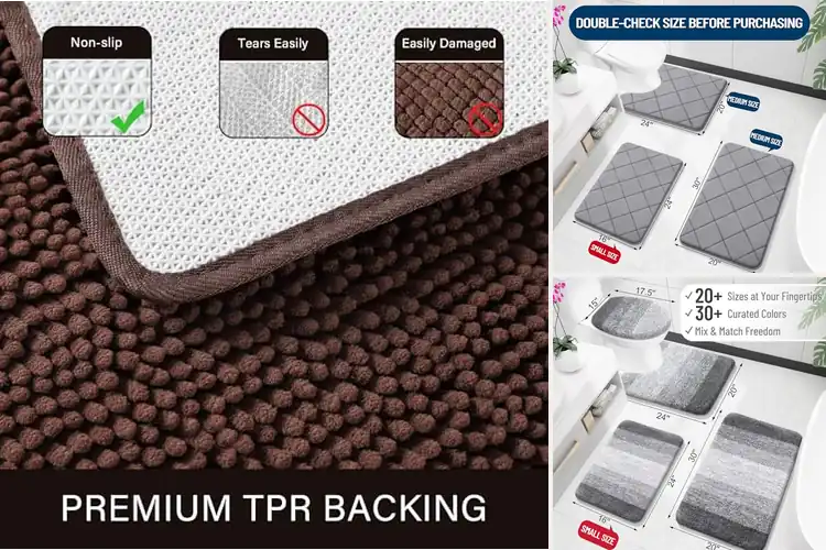 Detailed view of Best 20 By 30 Inch Bath Rugs: Cozy Up Your Bathroom in Style