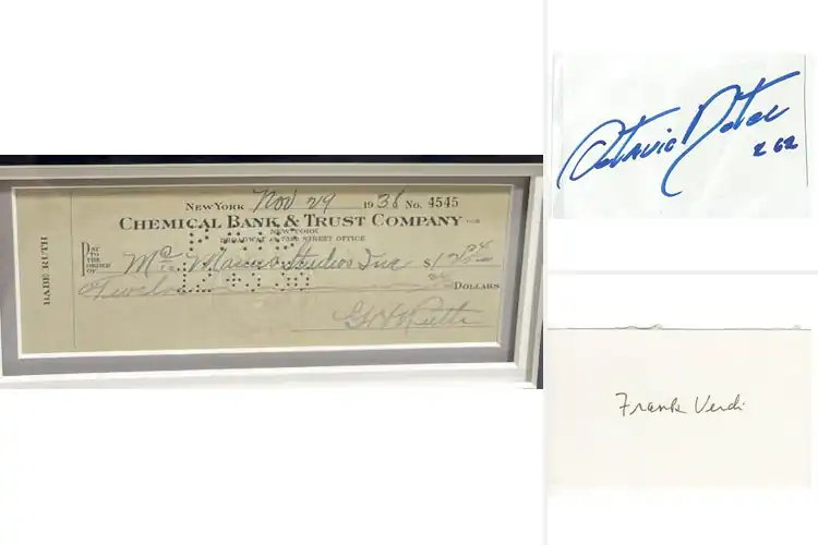 Detailed view of Best Autographed MLB Cuts