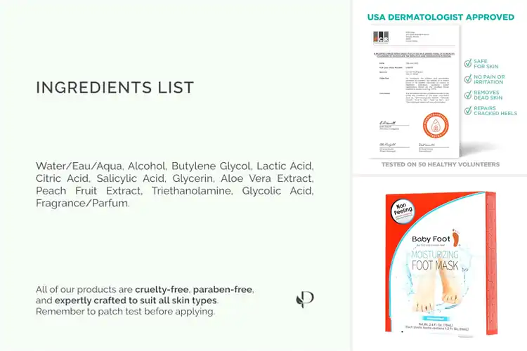 Detailed view of Best Baby Soft Skin Foot After Peel