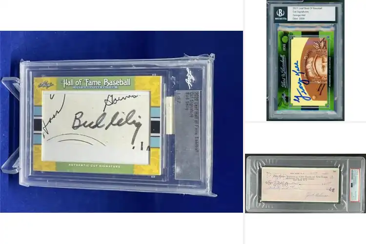 Detailed view of Best Baseball Cut Signatures: Top 10 Authentic MLB Legends