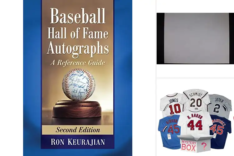 Detailed view of Best Baseball Hall Of Fame Autographs