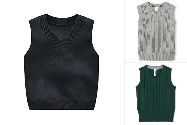 Detailed view of Best Comfort Knit Vest For Kids