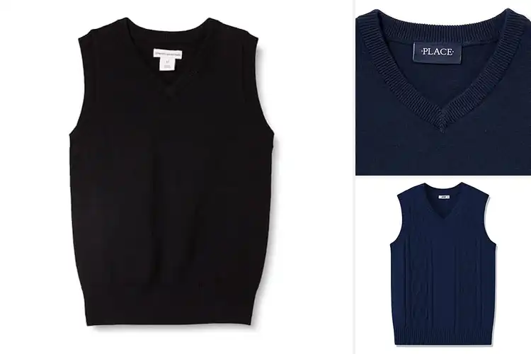 Detailed view of Best Cotton Sweater Vests For Kids