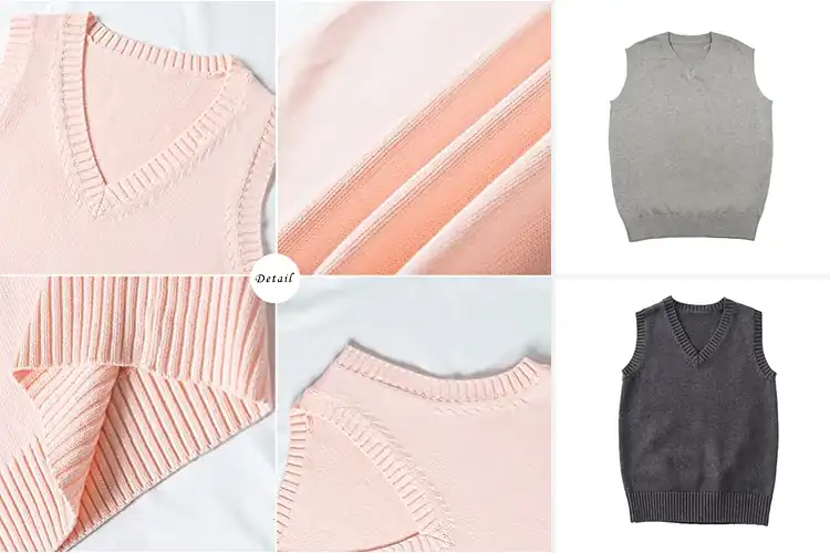 Detailed view of Best Cotton Sweater Vests
