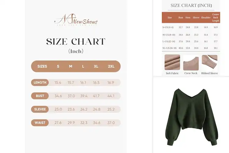 Detailed view of Best Crop Sweaters: Stylish Picks to Elevate Your Look