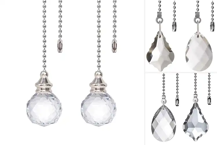 Detailed view of Best Crystal Fan Pulls