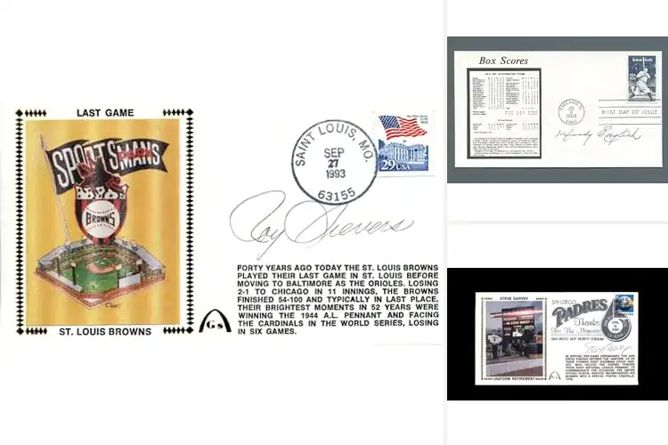 Detailed view of Best First Day Cover Signatures