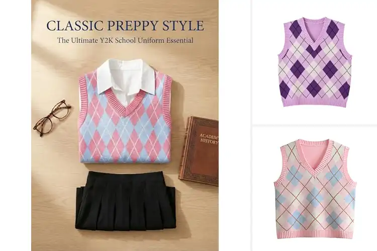 Detailed view of Best Girls Sweater Vests: Top Cozy Picks Kids Love