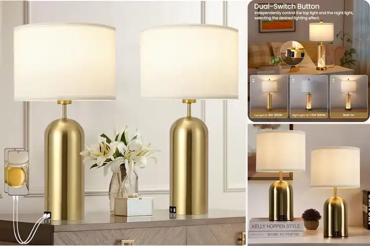 Detailed view of Best Gold Lamp Sets