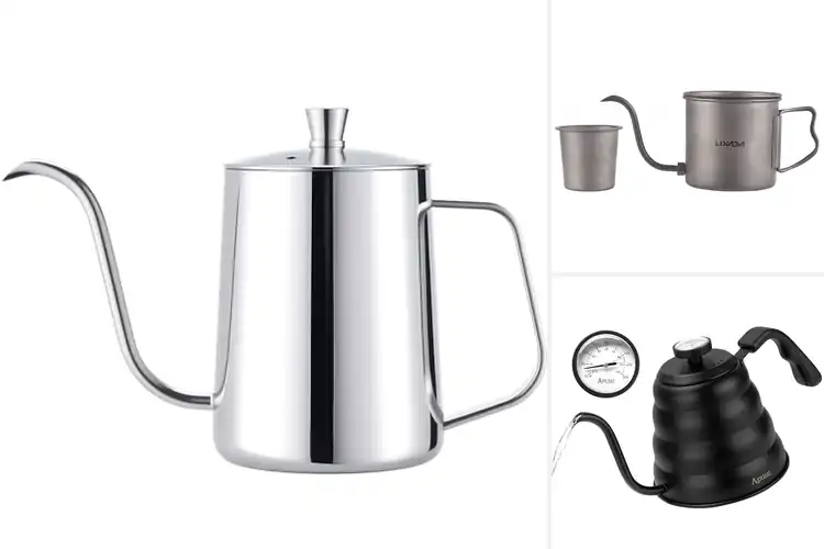 Detailed view of Best Gooseneck Camping Kettles