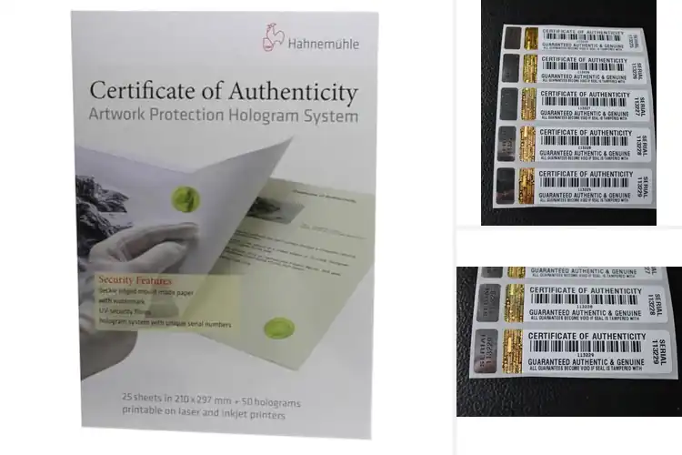 Detailed view of Best Hologram Certificates