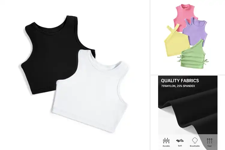 Detailed view of Best Kids Crop Tops