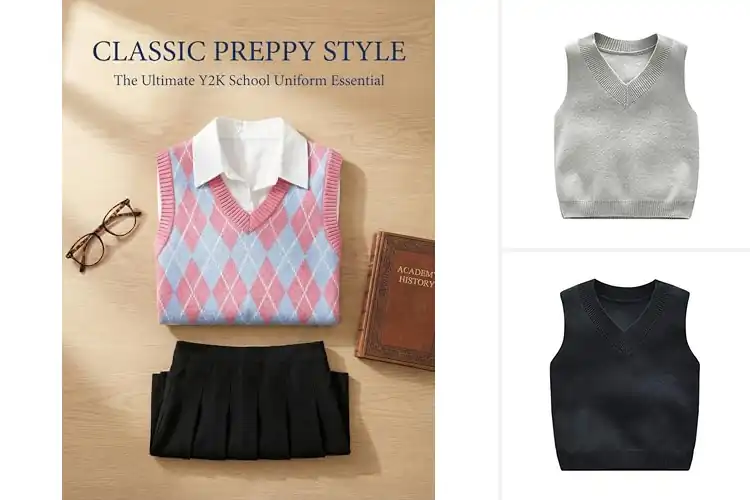 Detailed view of Best Kids Sleeveless Sweater Vests: 10 Cozy & Stylish Picks