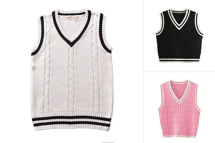Detailed view of Best Knit Sweater Vests
