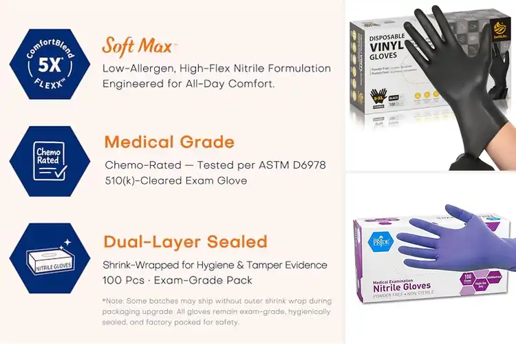 Detailed view of Best Latex Free Gloves: Top 10 Picks for Safety & Comfort