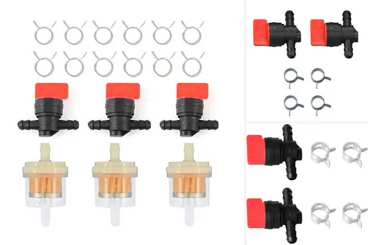 Detailed view of Best Lawn Mower Fuel Valves