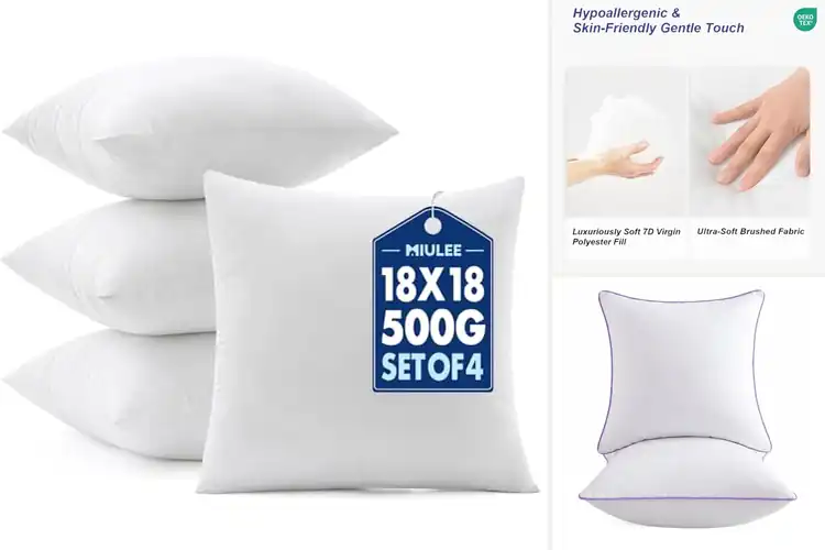 Detailed view of Best Machine Washable Pillow Inserts