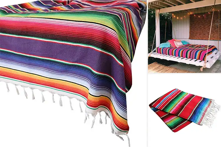 Detailed view of Best Mexican Blanket Textiles
