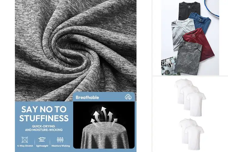 Detailed view of Best Moisture Wicking Shirts: Stay Dry, Cool & Comfortable
