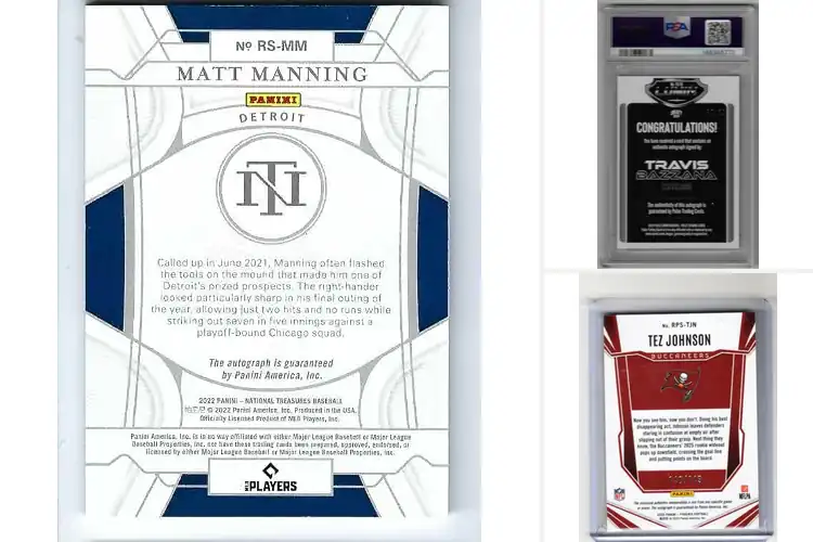 Detailed view of Best Numbered Autograph Collectibles