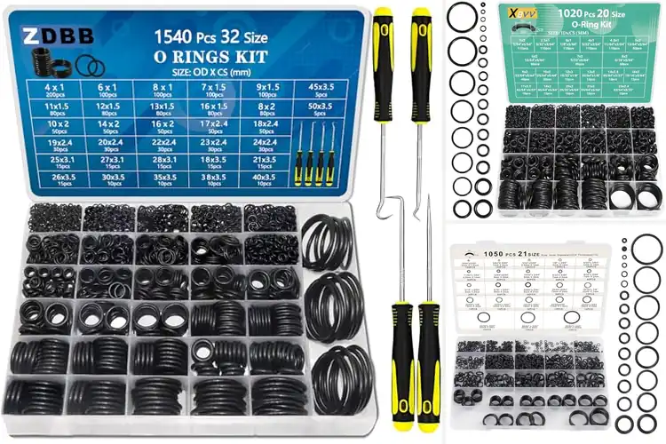 Detailed view of Best O-Ring Kits: Quick DIY Fixes for Automotive & Plumbing