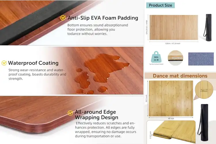 Detailed view of Best Portable Tap Dance Floors