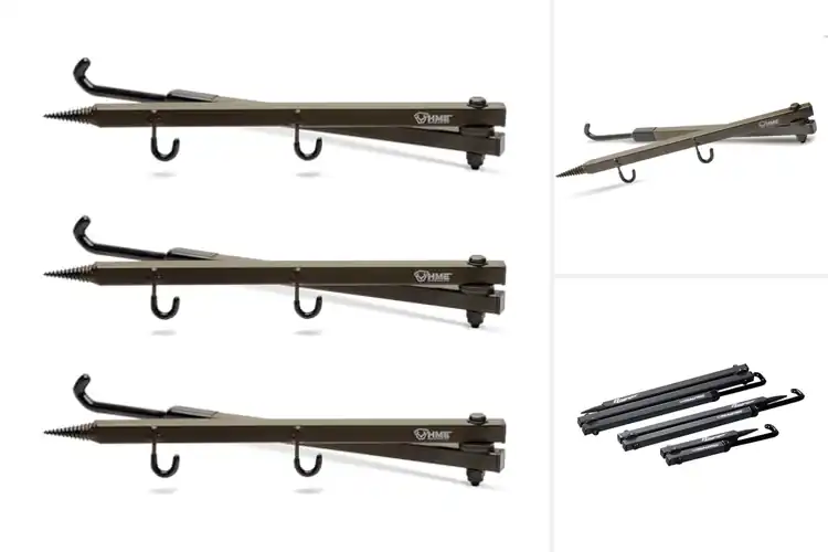 Detailed view of Best Portable Treestand Bow Hangers