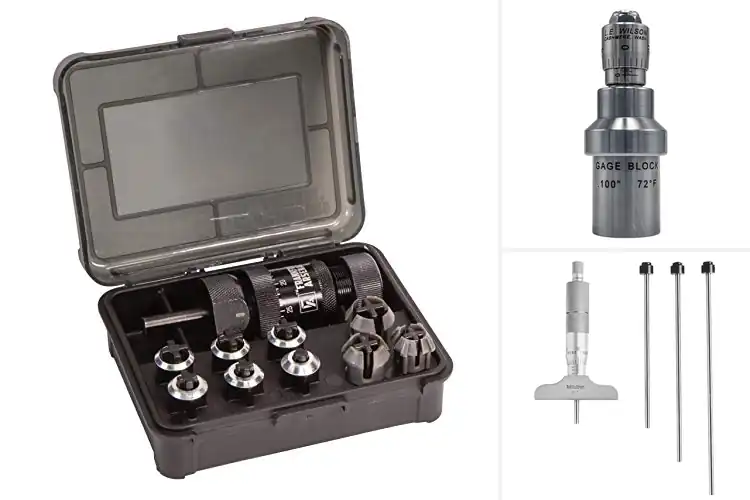 Detailed view of Best Precision Case Trimmer Depth Micrometer