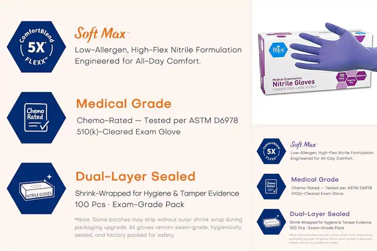 Detailed view of Best Sanitary Gloves: Top 10 Picks for Clean & Safe Hands