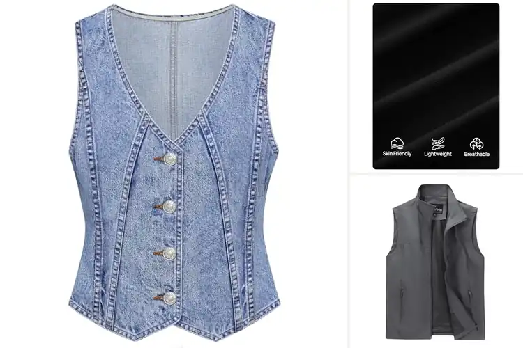Detailed view of Best Sleeveless Vests for Effortless Style Upgrade