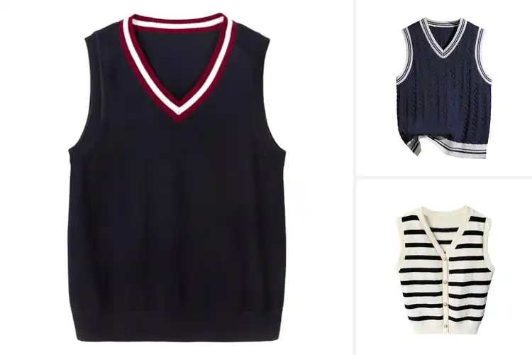 Detailed view of Best Striped Trim Kids Vest: Top 10 Soft & Breathable Picks