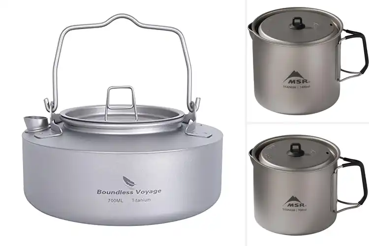Detailed view of Best Titanium Camping Kettles: Lightweight Power for Campers