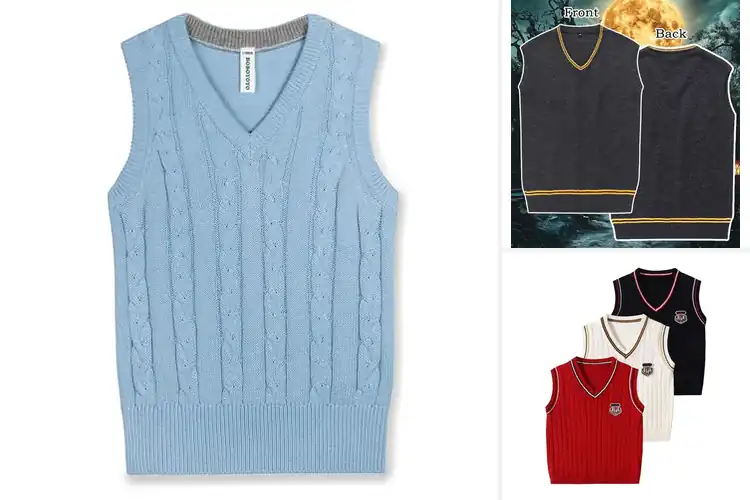 Detailed view of Best Unisex Children Pullover Vest