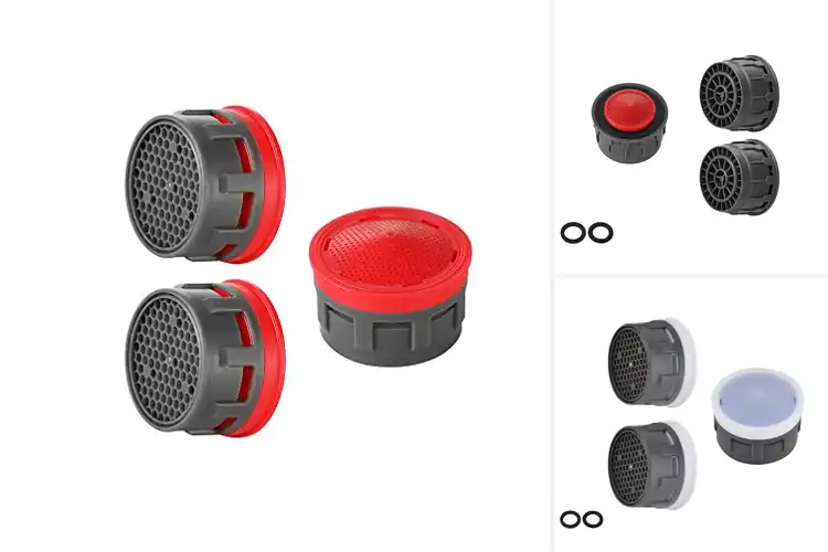 Detailed view of Best Value 3 Pack Faucet Aerators: Save Water, Add Fun